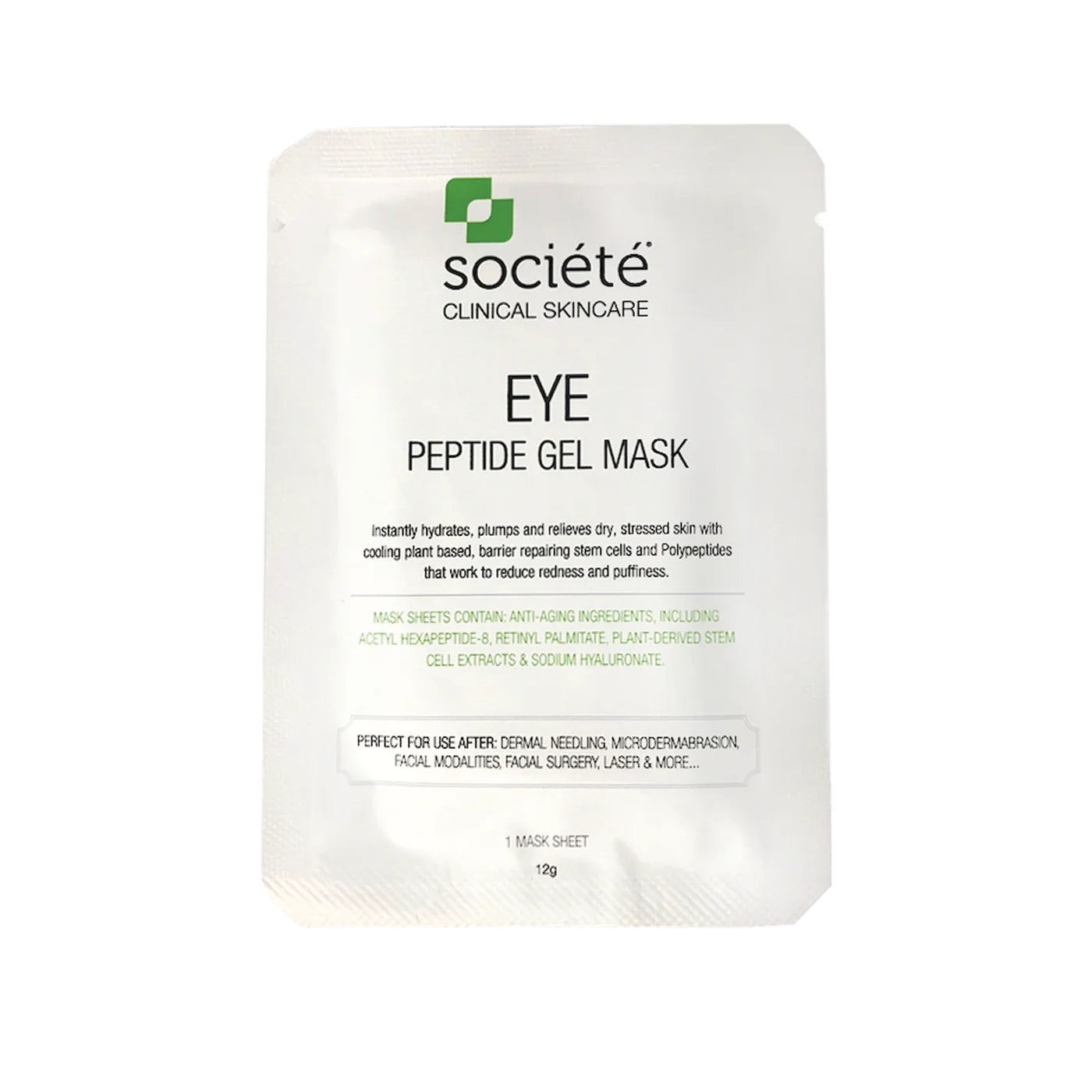 SOCIETE Eye peptide gel mask