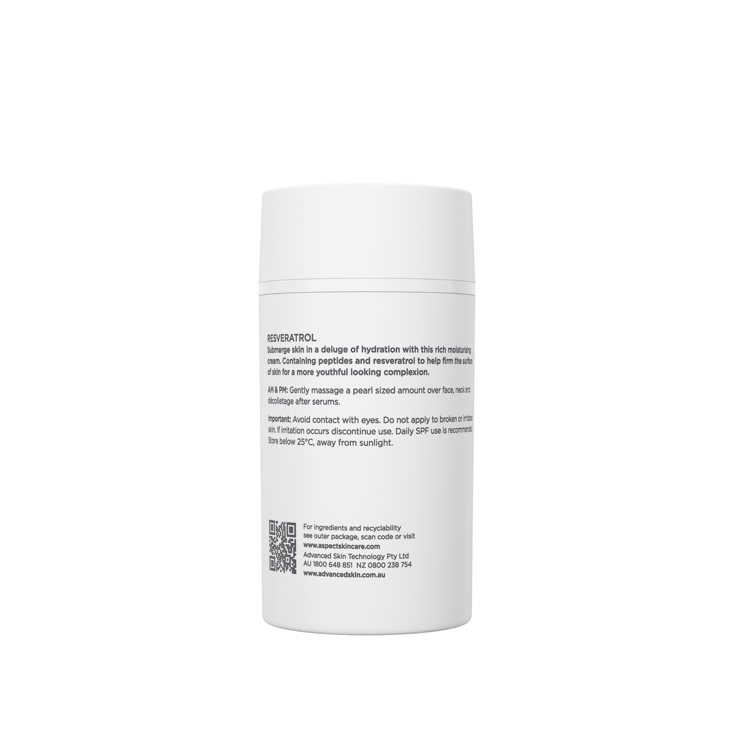 ASPECT-DR Resveratrol Cream Firm and Protect